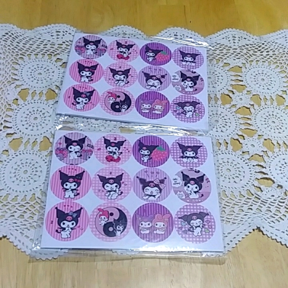 Sticker sheets - Hello Kitty Kuromi